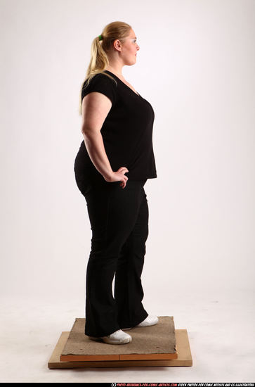 Woman Adult Chubby White Neutral Standing poses Casual