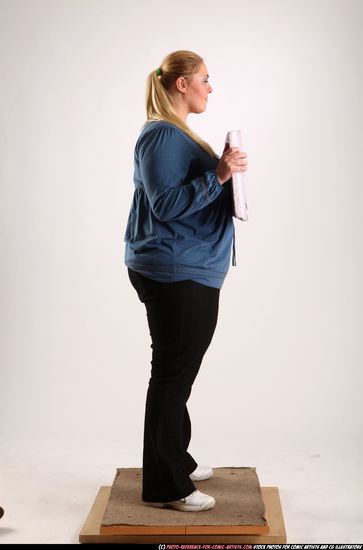 Woman Adult Chubby White Neutral Standing poses Casual