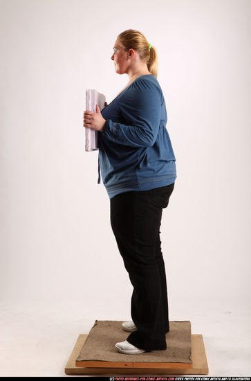 Woman Adult Chubby White Neutral Standing poses Casual