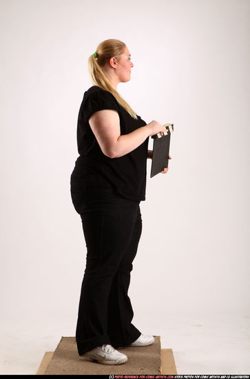 Woman Adult Chubby White Neutral Standing poses Casual