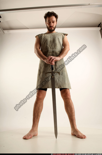 Arabian Knight Standing Pose Sword Shield Stock Vector (Royalty Free)  1545022937 | Shutterstock