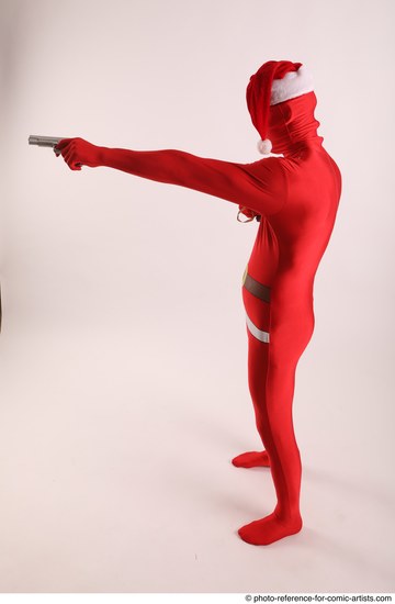 Man Adult Average Another Fighting with gun Standing poses Casual