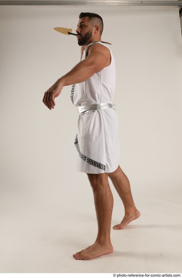 Man Adult Muscular White Throwing Standing poses Casual