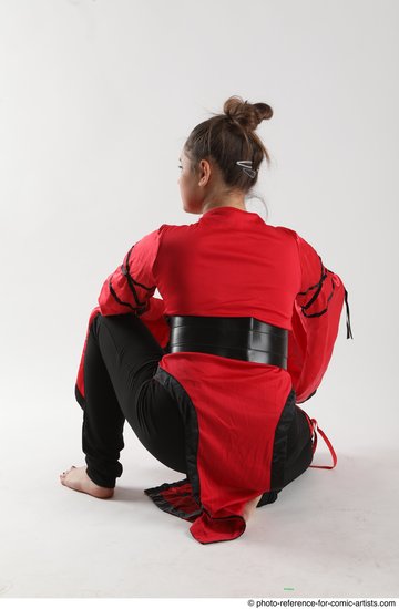 Woman Adult Average Martial art Standing poses Casual Latino