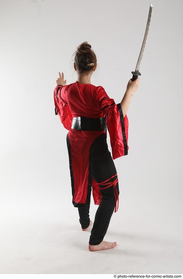 Woman Adult Average Martial art Standing poses Casual Latino