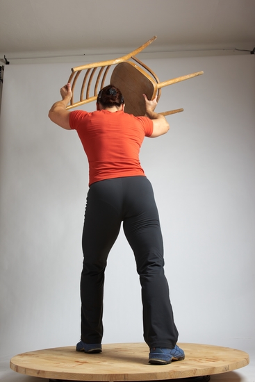 Woman Adult Average White Throwing Standing poses Casual