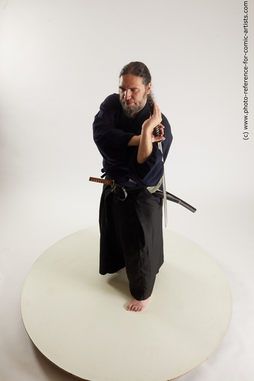 Man Adult Average White Fighting with sword Standing poses Costumes