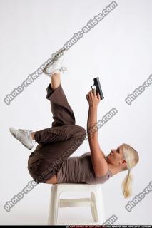 Iva falling shooting pistol female