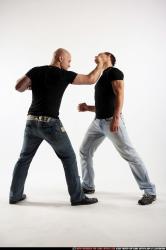 Adult Muscular White Fist fight Fight Sportswear Men