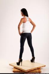 Woman Young Athletic Neutral Standing poses Casual Latino