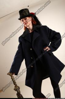 2017 09 VICTORIA STEAMPUNK STANDING CANE POSE 08