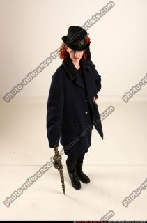 2017 09 VICTORIA STEAMPUNK STANDING CANE POSE 07 A