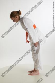 Standing karate girl Selin