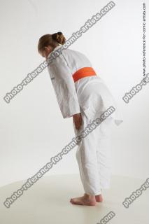 Standing karate girl Selin