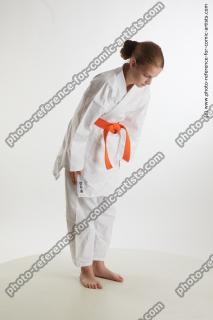 Standing karate girl Selin