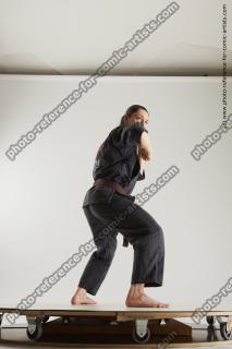 Fighting woman in kimono Ronda