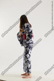 JAPANESE WOMAN IN KIMONO WITH SWORD SAORI 08B