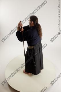 standing samurai with sword yasuke 06a