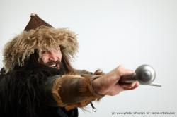 Man Adult Average White Fighting with sword Fight Costumes