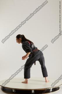 fighting young woman in kimono ronda 04b