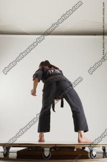 fighting young woman in kimono ronda 06c