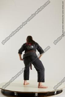 fighting young woman in kimono ronda 07b