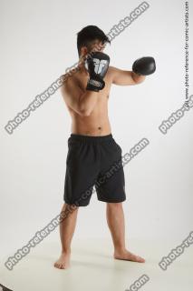 standing man with box gloves yoshinaga kuri 07
