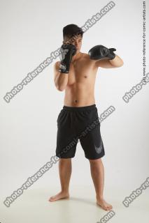 standing man with box gloves yoshinaga kuri 08